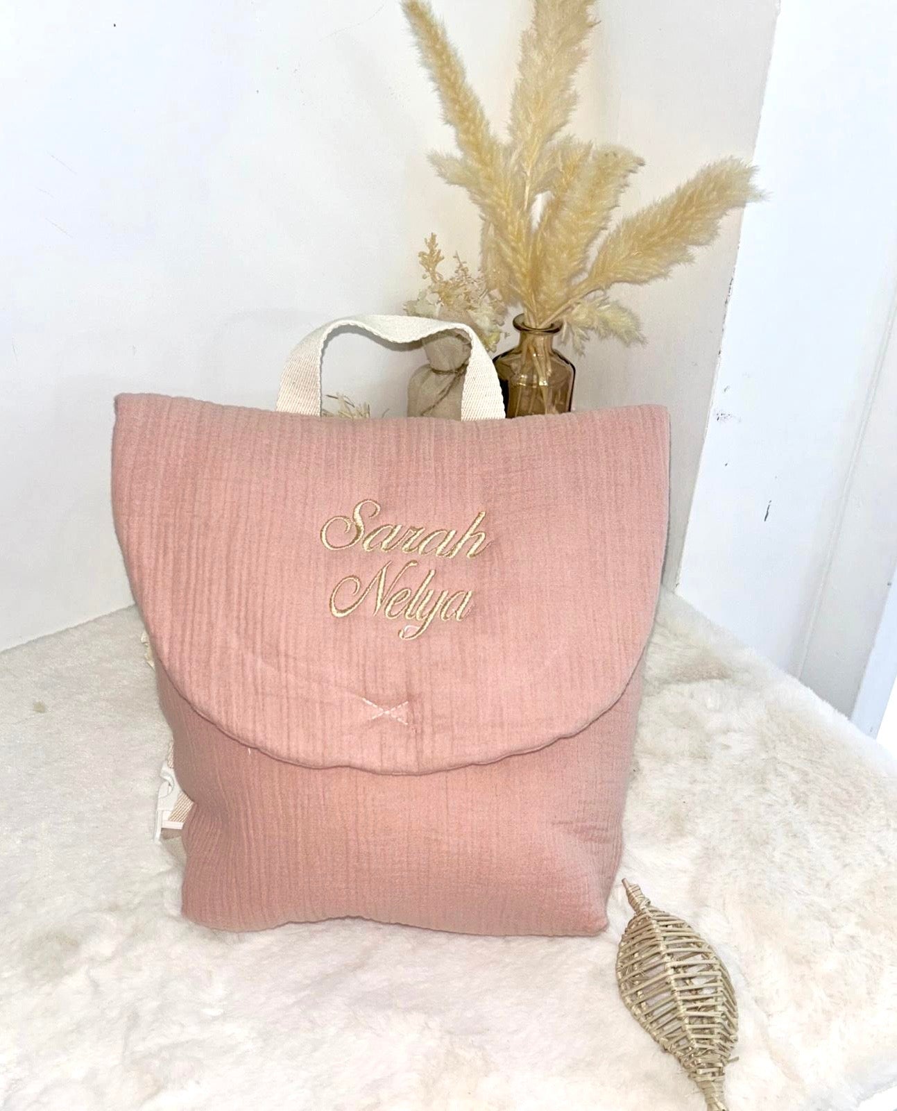 Sac à dos en gaze de coton