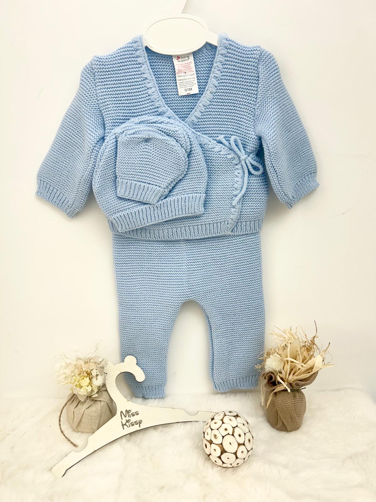 Ensemble Naissance Personnalisé – Broderie Prénom