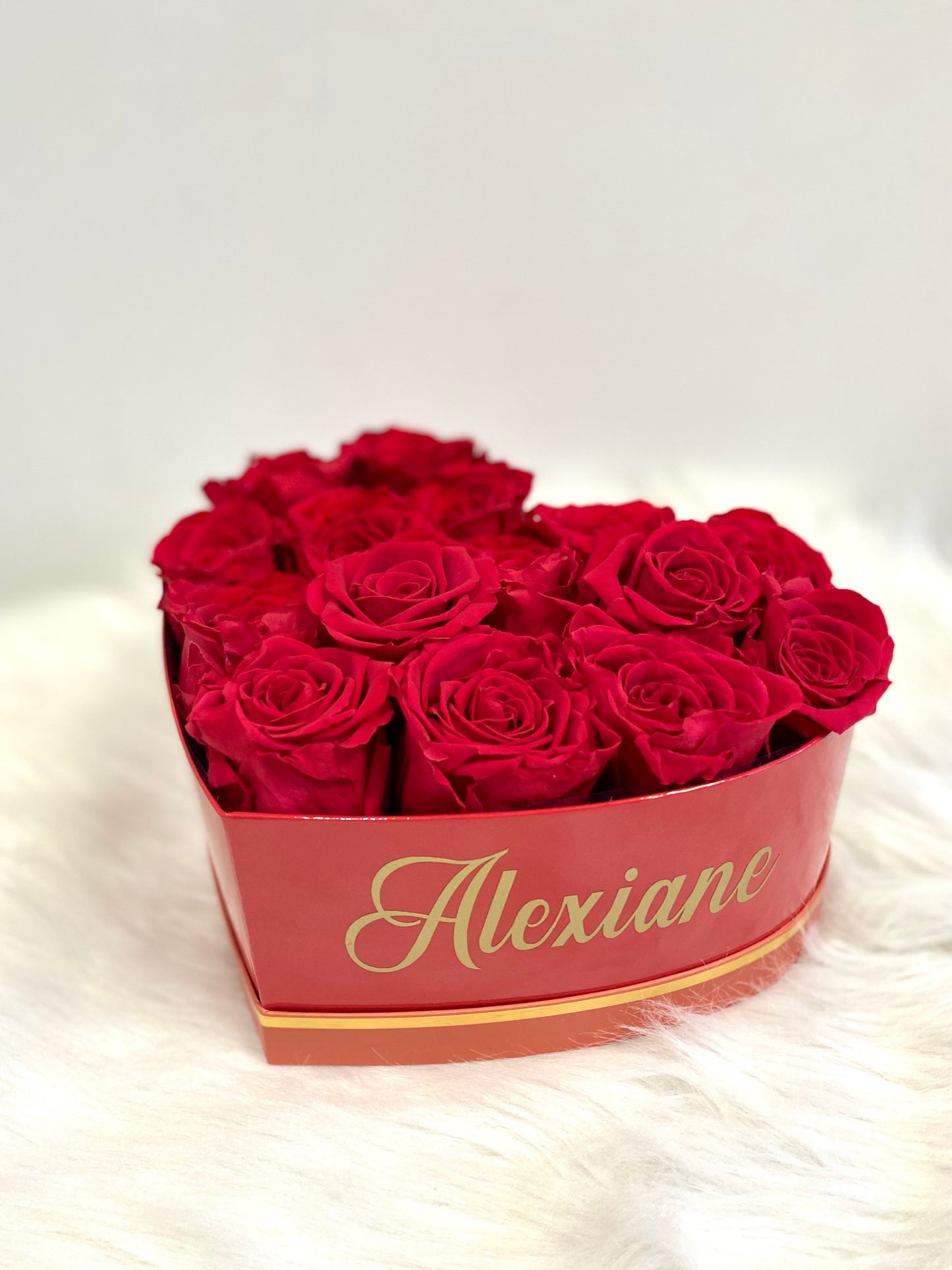 Box à personnaliser avec roses éternelles