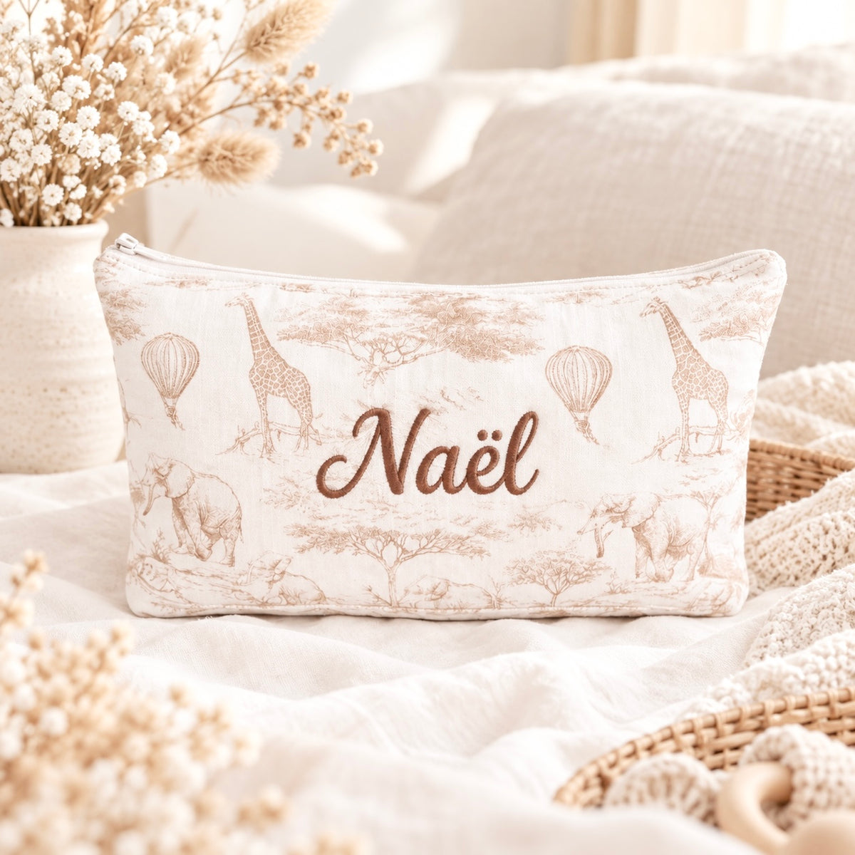 Trousse safari en gaze de Coton