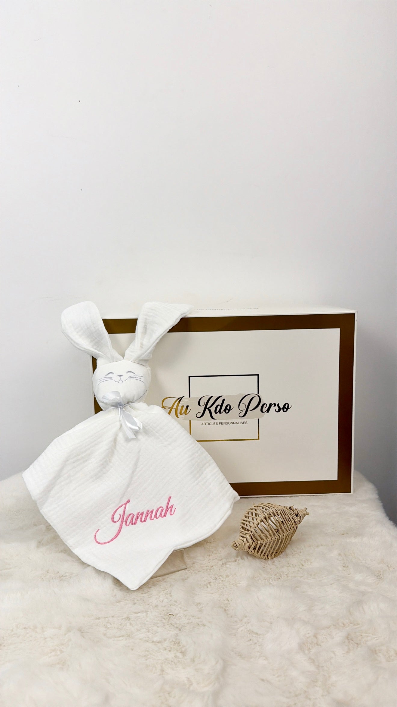 Doudou en gaze de coton