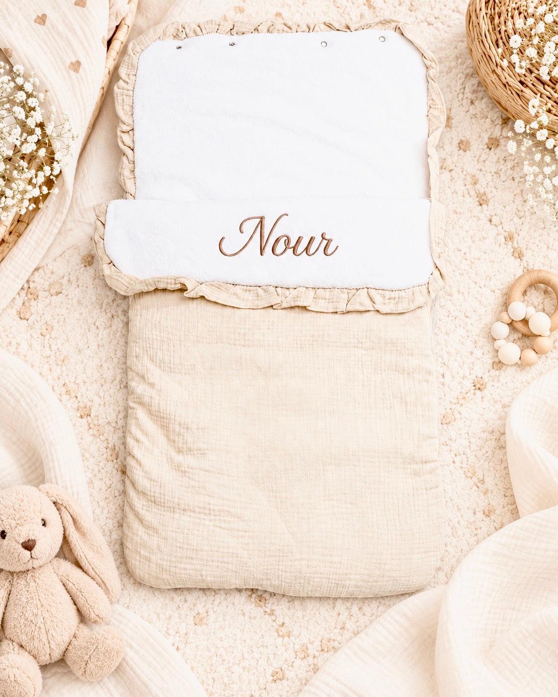 Nid d ange gaze de coton