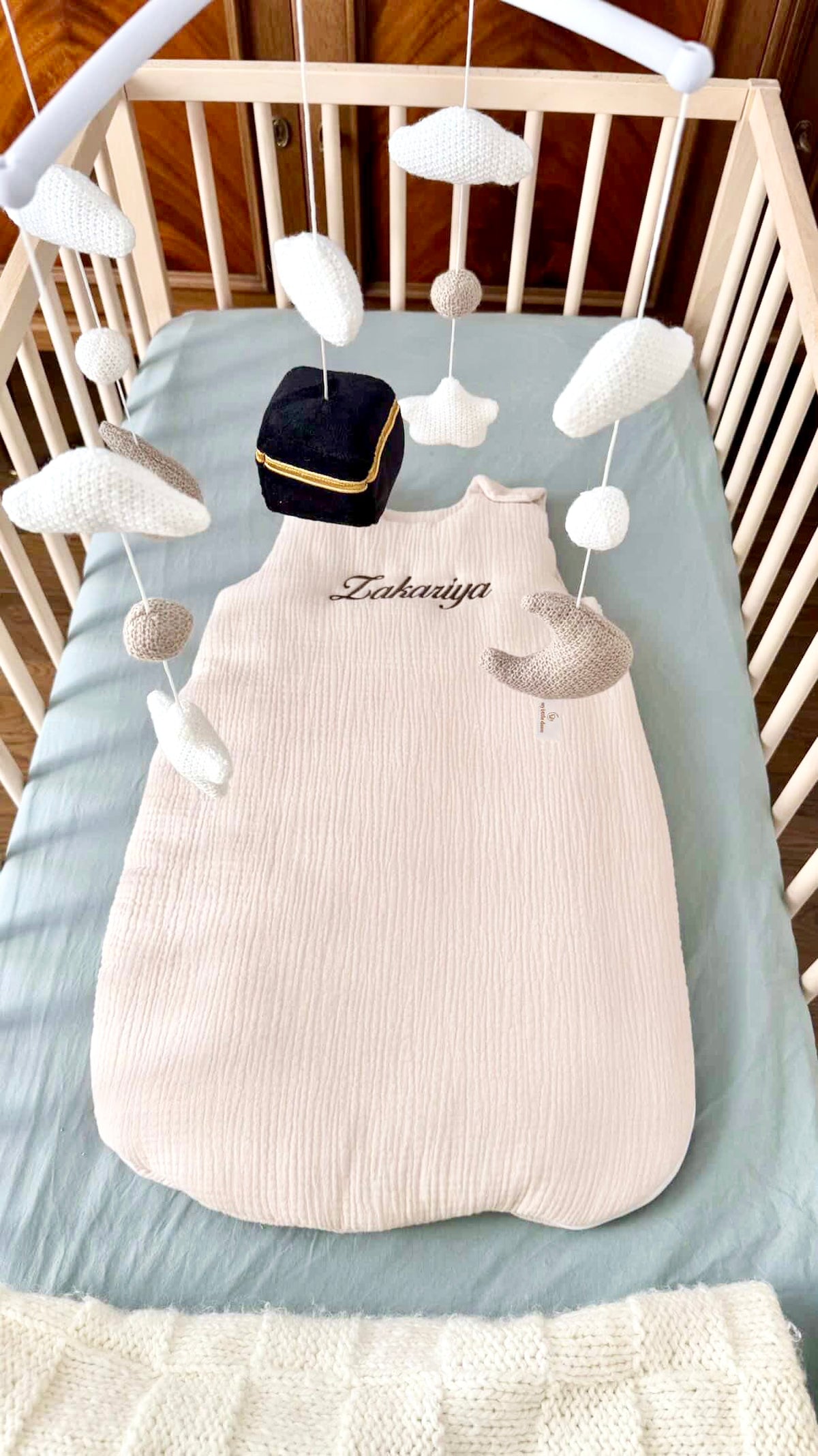 Gigoteuse layette en gaze de coton