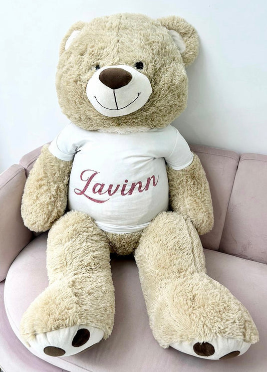 Peluche 120 cm avec T-shirt à personnaliser