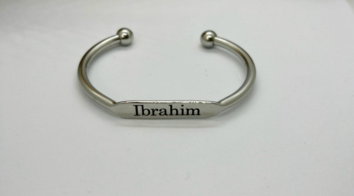 Bracelet Jonc Personnalisé Gravé – Or ou Argent