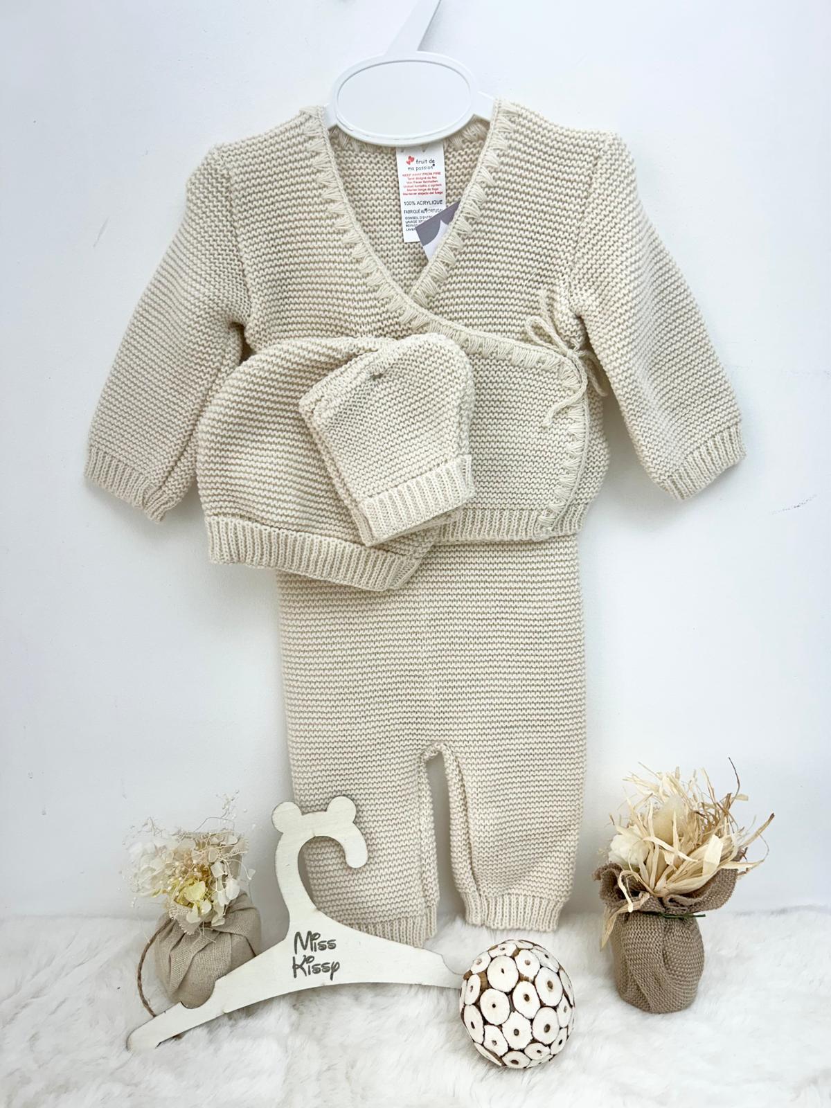 Ensemble Naissance Personnalisé – Broderie Prénom