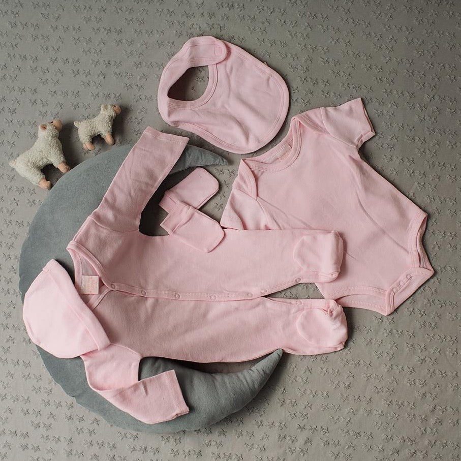 Kit Pyjama Body Bavoir Bonnet et Gants personnalisé