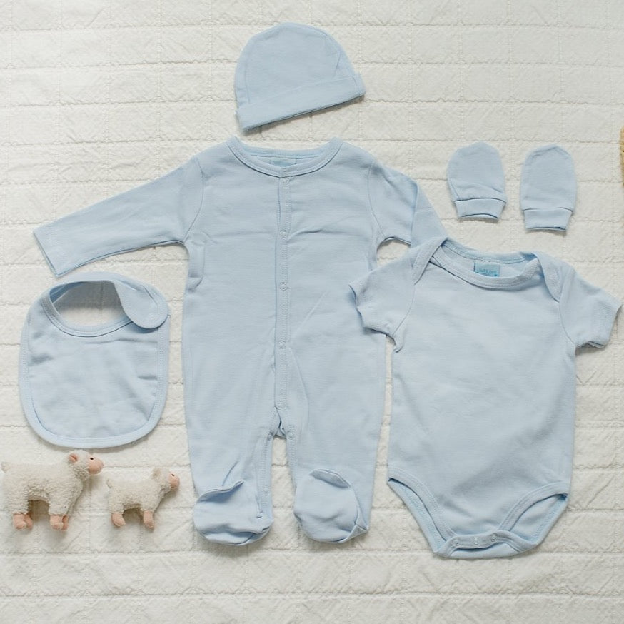 Kit Pyjama Body Bavoir Bonnet et Gants personnalisé