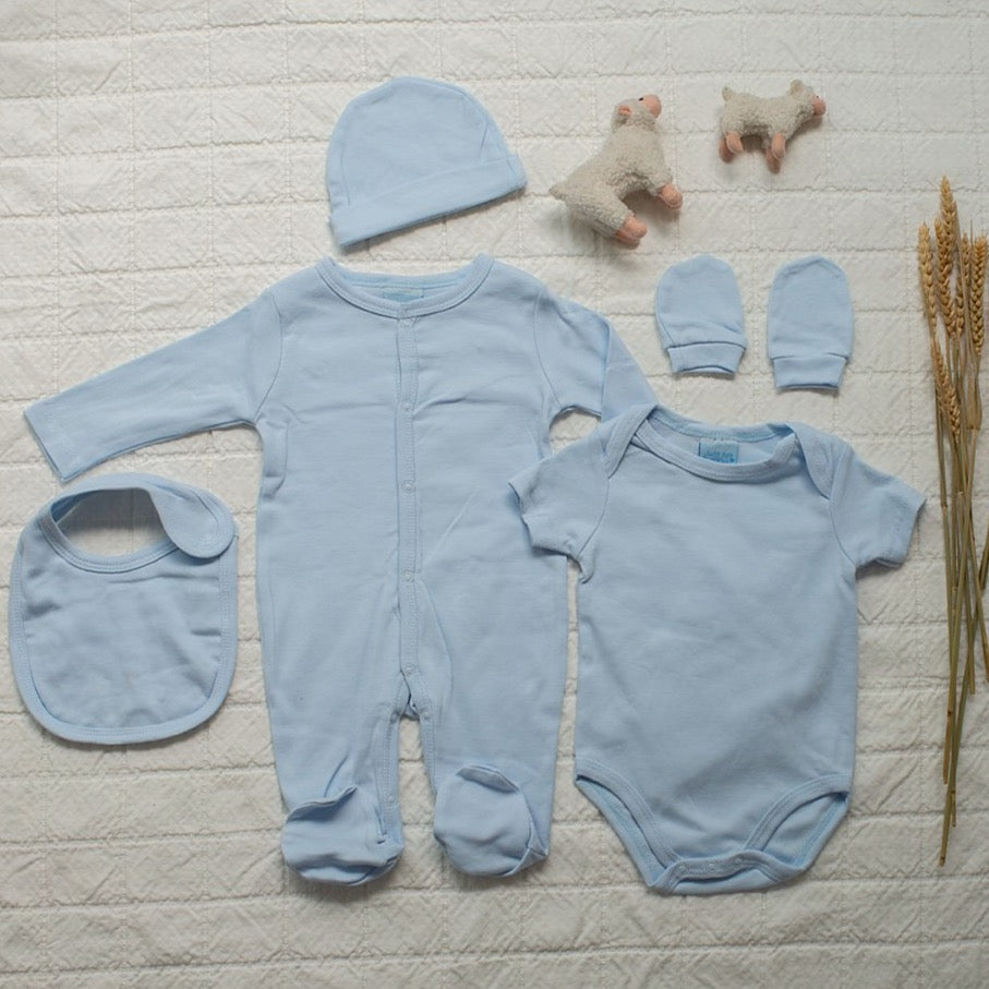 Kit Pyjama Body Bavoir Bonnet et Gants personnalisé